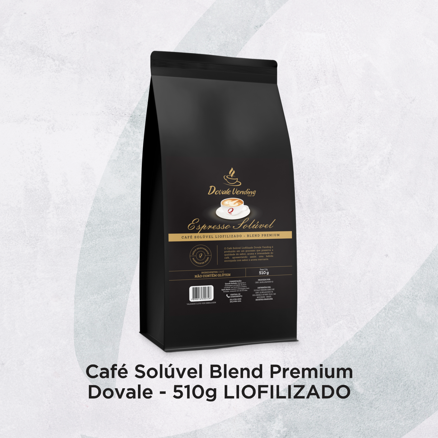Café Solúvel Liofilizado Blend Premium Dovale 510