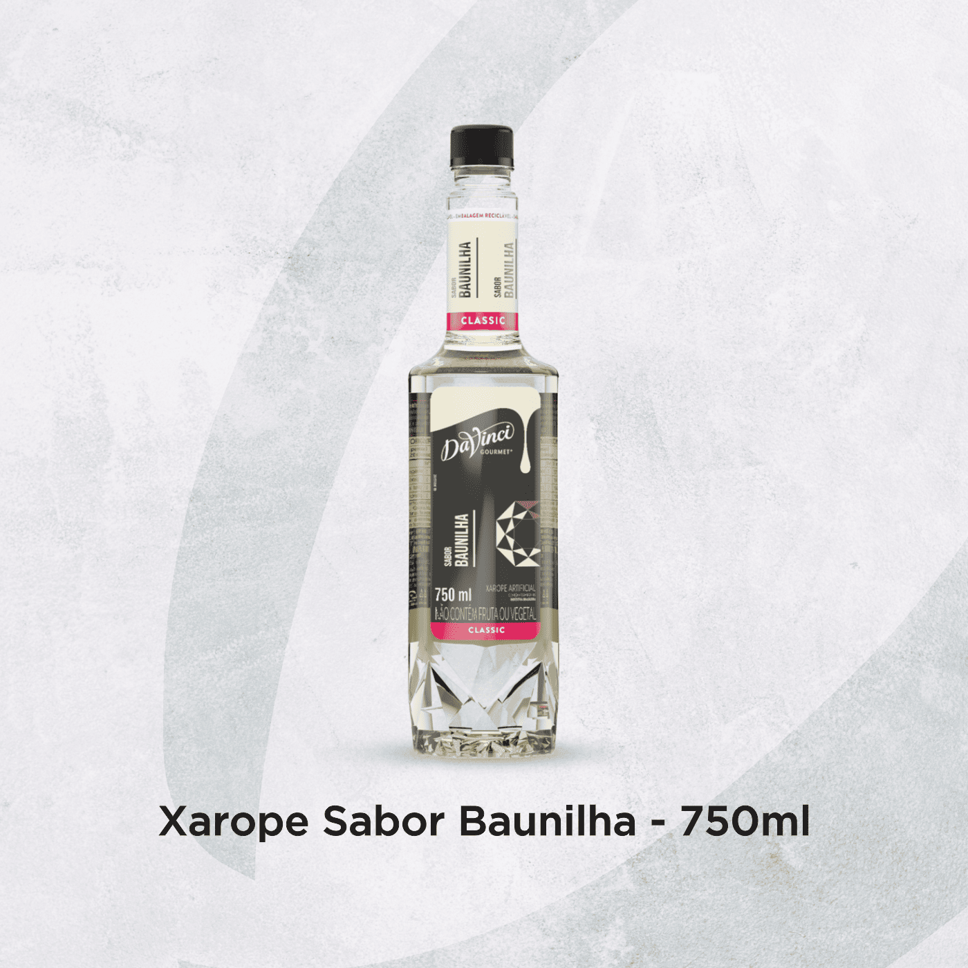 Xarope DaVinci Gourmet Sabor Baunilha – 750 ml