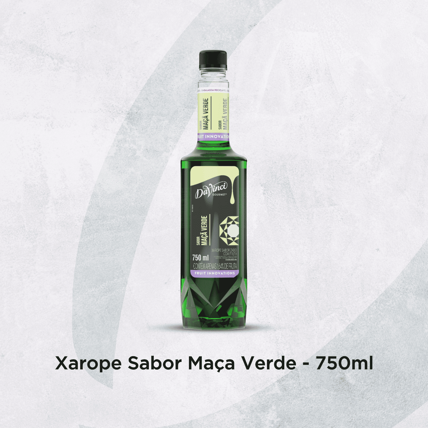 Xarope DaVinci Gourmet Sabor Maçã Verde – 750 ml