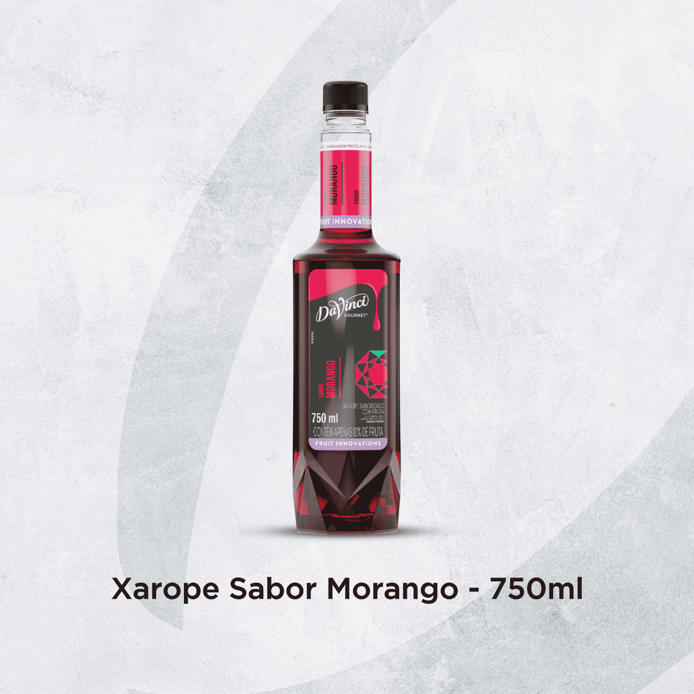 Xarope DaVinci Gourmet Sabor Morango – 750 ml